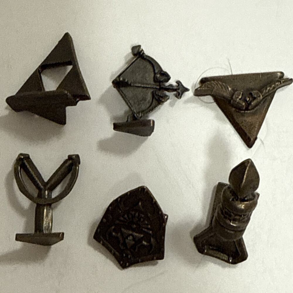 Zelda Monopoly Collector's Edition Game Player Pieces Tokens 6 Replacement Parts